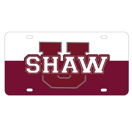 R & R IMPORTS R & R Imports LP-C-SHAW19 Shaw University Bears Metal License Plate LP-C-SHAW19